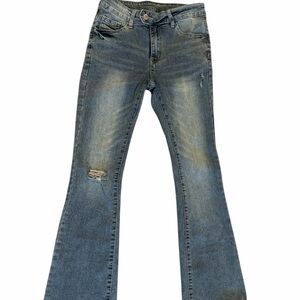 Women’s Junior’s SHEIN flared distressed jeans size 4